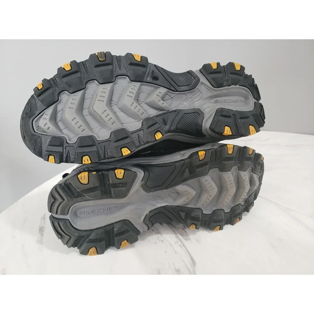 NEW NO BOX SZ 9 - Skechers Shoes Trail Hike Sport Black‎ Memory Foam Lace 237527